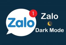 Extension tạo giao diện Dark Mode cho Zalo Web
