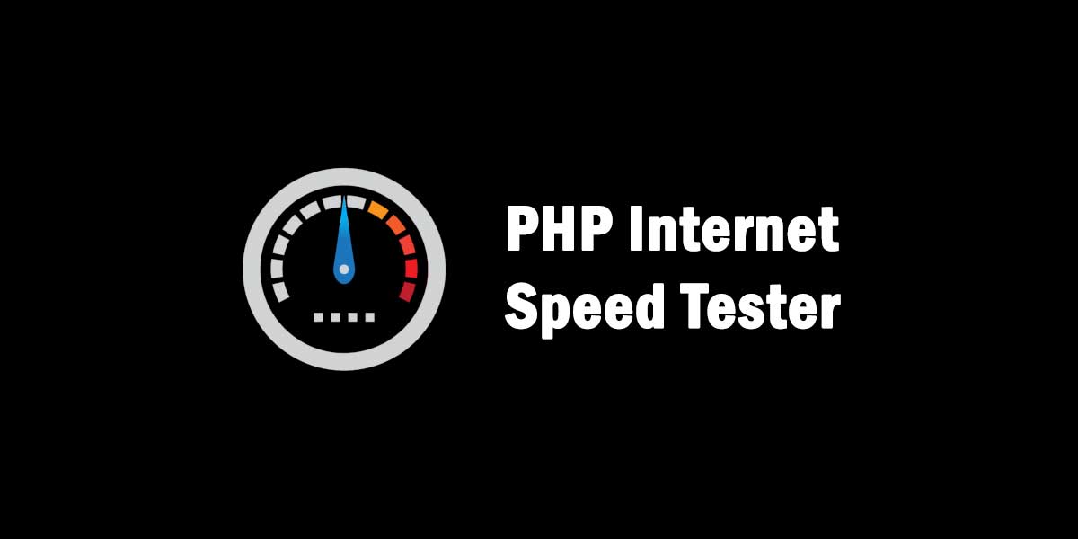 Script-PHP-Internet-Speed-Tester