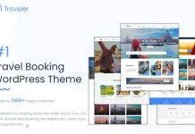 Share Theme Traveler – Theme WordPress tuyệt vời cho trang du lịch đặt Tour Traveler Theme Wordpress